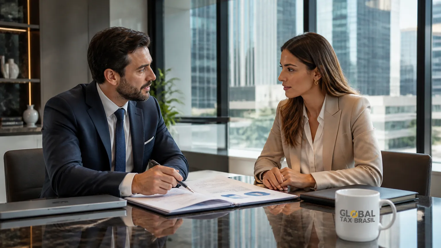 Consultoria tributária sobre como declarar bens no exterior e cumprir prazos regulatórios.